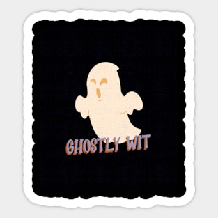 Funny ghost Sticker